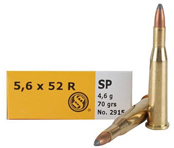 S&B 5.6X52R 70FMJ 20 - Taurus Savings